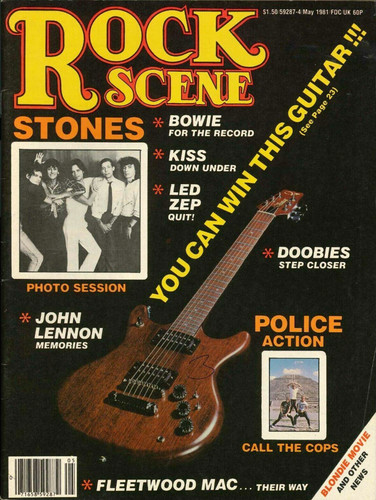 Rivista scena rock maggio 1981 - scena,