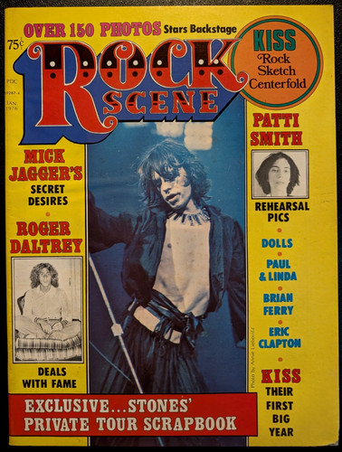 Rock scene januray - 1976, kiss