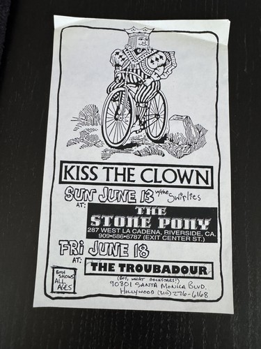 Volantino kiss the clown - kiss,